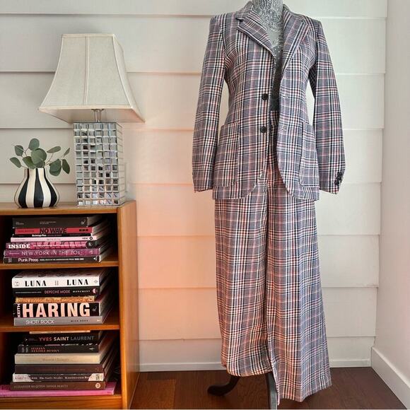 Joseph Elton Check Albert Jacket and Fernando Trousers size 36 - Picture 4 of 10